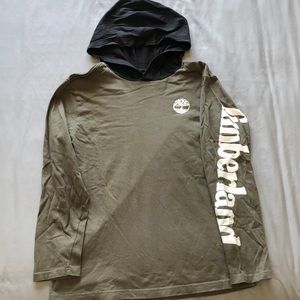 Timberland Longsleeve Hoodie Shirt Youth Large
